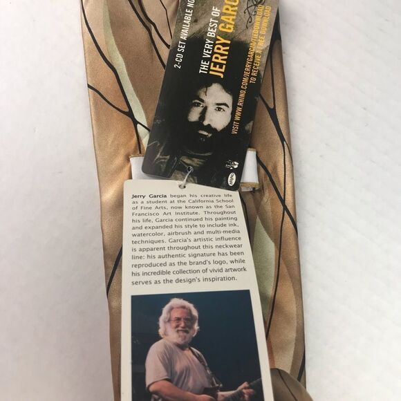 J. Garcia 100% Imported Silk Necktie Mens Tie Snake Garden Limited Editi… - Picture 3 of 6